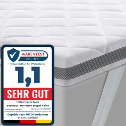 🌙🌟 Sonderangebot: BedStory Gel Topper 180x200cm H3/H4 🌟🌙 Angebot bei HelloDeals