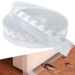 🚪🔒 Tür Dichtungsband Selbstklebend - Transparentes Silikon, Multifunktional und Schalldicht Angebot bei HelloDeals
