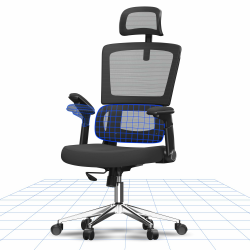 🌟 Angebot: FLEXISPOT Ergonomischer Bürostuhl mit 3D Armlehnen und Lendenwirbelstütze Angebot bei HelloDeals