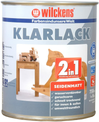 Wilckens 2in1 Klarlack seidenmatt, 750 ml, farblos 🌟🎨 Angebot bei HelloDeals