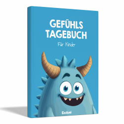 Edubini Gefühlstagebuch Kinder [6-12 Jahre] - Tagebuch Mädchen & Jungs - Gefühle Buch Kinder Angebot bei HelloDeals