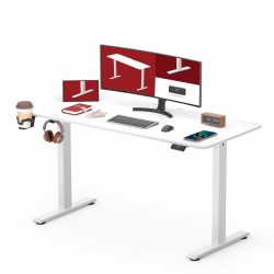 🌟SANODESK Höhenverstellbarer Schreibtisch KOMPLETTE TISCHPLATTE 🌟 Angebot bei HelloDeals