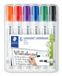 🌈 STAEDTLER Whiteboard Marker Lumocolor Set mit 6 Farben 🌈 Angebot bei HelloDeals