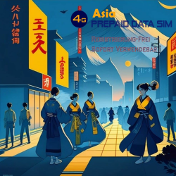 📱🌏 Asia 4G Prepaid SIM-Karte 📶🔓 Angebot bei HelloDeals