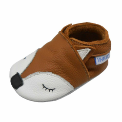 YIHAKIDS Weiche Leder Krabbelschuhe Babyschuhe 🦊👶 Angebot bei HelloDeals