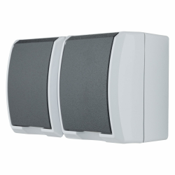 REV AquaForm Doppelsteckdose-Feuchtraumsteckdose IP44 grau 💧🔌 Angebot bei HelloDeals