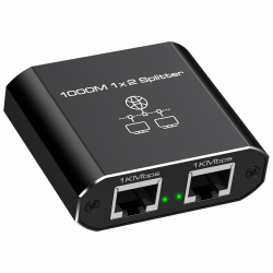 VEDINDUST LAN Splitter 1 auf 2 1000Mbps Ethernet Splitter 2 Port 🌐🔌 Angebot bei HelloDeals