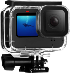 TELESIN 60M Wasserdichtes Gehäuse Hülle für GoPro Hero 13 Hero 12 Hero 11 Hero 10 Hero 9 Black 🌊📸 Angebot bei HelloDeals