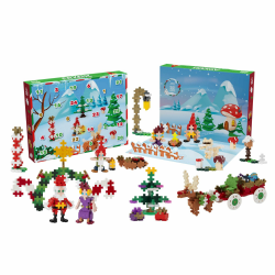 🎁 Plus-Plus 3973 Adventskalender: Kreativ-Bausteine für Kinder ab 5 Jahren Angebot bei HelloDeals