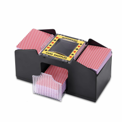 SUNJULY Elektrische Kartenmischmaschine 2 Decks 🃏 Angebot bei HelloDeals