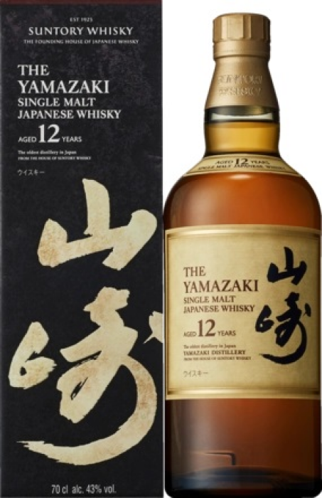 Yamazaki 12 Years Single Malt Japanese Whisky / 0,7 L, 43% Vol.