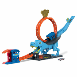🦖 Hot Wheels City T-Rex Angriff - Geschicklichkeit durch genaues Timing 🚓🦕 Angebot bei HelloDeals