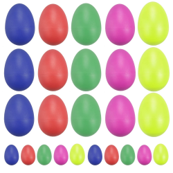 25 Stück Eier Maracas Musikalisches Egg Shaker Set 🥚🎶 Angebot bei HelloDeals