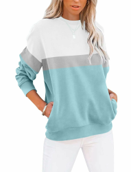 🌟Cuptacc Damen Sweatshirt Pullover 🌸 Elegant & Bequem 🌈 Angebot bei HelloDeals