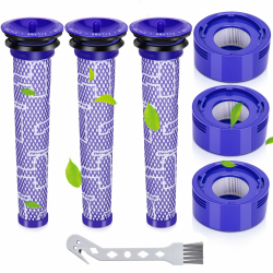 🔥 3 HEPA-Nachmotorfilter-Kit & 3 Vorfilter Ersatzfilterkit für Dyson V8 V7 Staubsauger Angebot bei HelloDeals