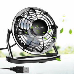 🌀 VGUARD USB Ventilator Mini Tischventilator 360° Drehung Neigbar Fan 🌬️ Angebot bei HelloDeals