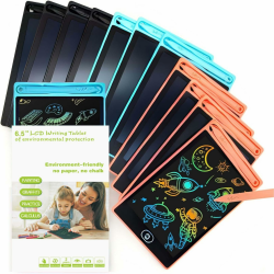 🎨📝 Riff Ruffle Bunte LCD Schreibtafel 6,5 Zoll, [12er Pack] - Sonderangebot! Angebot bei HelloDeals