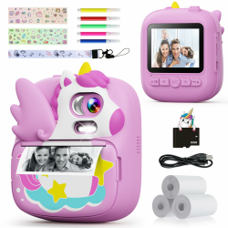 📸 CAMCLID Kinderkamera Sofortbildkamera, Geschenke für Jungen und Mädchen Angebot bei HelloDeals