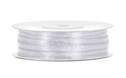 Angebot: 50 Meter Satinband Weiß 3mm 🎗️ Angebot bei HelloDeals