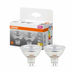🌟🔦 OSRAM Star Reflektor LED-Lampe für GU5.3-Sockel, klares Glas, Warmweiß (2700K), 345 Lumen, Double-Pack 🌟🔦 Angebot bei HelloDeals