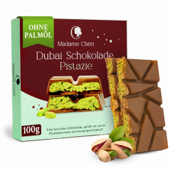 Madame Chéri Dubai Schokolade 100 g 🍫🌴 Angebot bei HelloDeals