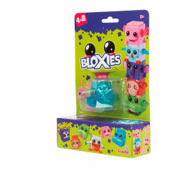 Simba 105952627 - Bloxies Figur (4 Stck.) - Tier-Bausteine zum Stapeln und Sammeln mit Bewegungseffekt Angebot bei HelloDeals