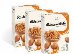 🌿⭐️ Super Deal: Röstzwiebeln, glutenfrei & vegan, 3x250g, Hanneforth! ⭐️🌿 Angebot bei HelloDeals