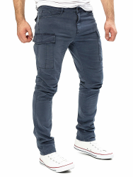 Yazubi Jayden - Herren Cargo Hose - Baumwoll Cargo Jeans 33W / 34L Grau (Turbulence 194215) 😎💼👖 Angebot bei HelloDeals