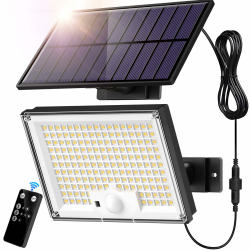 SIGRILL Solarlampen mit Bewegungsmelder 172LED 🌞🌿 Angebot bei HelloDeals