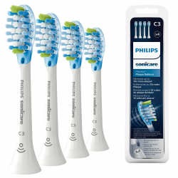 🌟 Deal des Tages: Philips Sonicare Original C3 Premium Plaque Defence Standard Schallzahnbürstenköpfe - 4er-Pack in Weiß (Modell HX9044/17) 🌟 Angebot bei HelloDeals