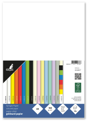 Angebot: Kangaro - Tonpapier Weiß DIN A4-160g/m² FSC mix – 50er Pack 📦🎨 Angebot bei HelloDeals