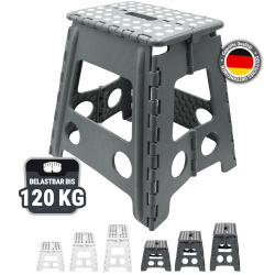 ZOLLNER Tritthocker faltbar - Klapphocker für Kinder und Erwachsene bis 120kg 🌟 Angebot bei HelloDeals