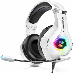 🎧 Ozeino Gaming Headset für PS4 PS5 PC mit 3D Surround Sound, Mikrofon, Noise Cancelling & RGB Lichter Angebot bei HelloDeals