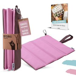 🏕️ BJORKI® Sitzkissen Kinder - Faltbares Outdoor Sitzkissen mit optimalem Kälte- und Nässeschutz Angebot bei HelloDeals