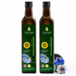 Angebot: Naturzade Schwarzkümmelöl 1000ml Ungefiltert Glasflasche 🌿🌻 Angebot bei HelloDeals