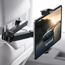 Lamicall Tablet Halterung Auto - Ausziehbarer KFZ Tablet Halter für ultimativen Entertainment-Genuss unterwegs! 🚗📱 Angebot bei HelloDeals