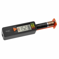 🔋 TFA Dostmann Batterietester BatteryCheck 98.1126.01 - Schwarz Angebot bei HelloDeals