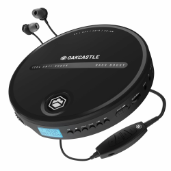 Tragbarer CD Player | Discman CD Player mit Kopfhörern 🎧 | 7 Stunden Akkulaufzeit Angebot bei HelloDeals