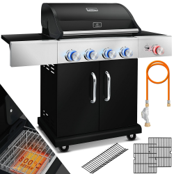 🔥 KESSER® Gasgrill Master BBQ 800°C Infrarot & LED-Beleuchtung 🌭🥩 Angebot bei HelloDeals