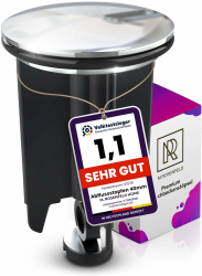 Universal Waschbeckenstöpsel 40mm Chrom Abflussstopfen - M. ROSENFELD HOME Angebot bei HelloDeals