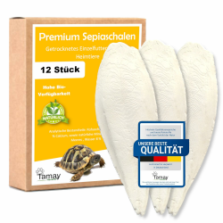 🐢🦜 Tamay Sepiaschalen Premium 12 Stück 🐢🦜 Angebot bei HelloDeals