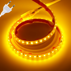 🌟 Weihnachtsangebot: Wisada Anschluss an AC220-240V LED Streifen 4M 120LEDs/m SMD2835 Gelb CRI≥90 Angebot bei HelloDeals