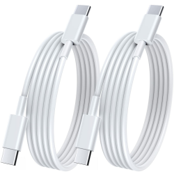🔌📱USB C auf USB C Kabel 2Pack 100W 1.8M - Schnellladekabel für iPhone, Samsung, MacBook, Huawei Angebot bei HelloDeals