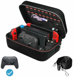 🎮 iVoler Tasche für Nintendo Switch - Deluxe Harte Tragetasche 🎒 Angebot bei HelloDeals
