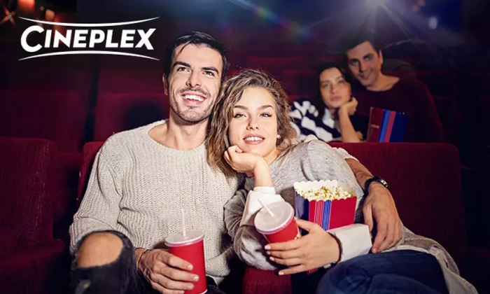 Cineplex: 5 Kinotickets für alle 2D-Filme inkl. Filmzuschlag und Loge