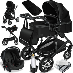 👶🛒 KESSER® Loops 3 in 1 Kinderwagen Kombikinderwagen Komplett-Set 🌟 Angebot bei HelloDeals
