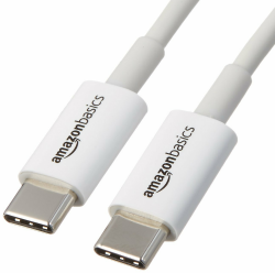 🔋📱 Amazon Basics USB-C-auf-USB-C Schnellladekabel 1.8m Weiß 🌟 Angebot bei HelloDeals
