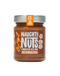 🌰🍯 NAUGHTY NUTS Bio Mandelmus Zimtrolle | 100% Natürlich & Vegan | Ohne Palmöl & Zucker | 250g Angebot bei HelloDeals