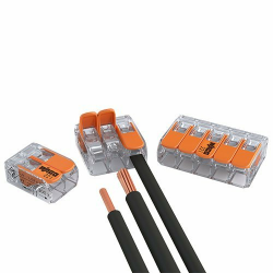 🔌🔗 WAGO Verbindungsklemmen, 15 x 2, 10 x 3, 5 x 5 Drähte mit Hebel, 0,2–4 mm², 30 Stück Angebot bei HelloDeals
