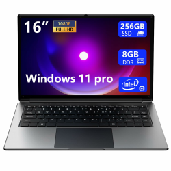 🌟 Ultra-schlanker 16-Zoll-Laptop mit 8 GB DDR und 256 GB SSD 🌟 Angebot bei HelloDeals